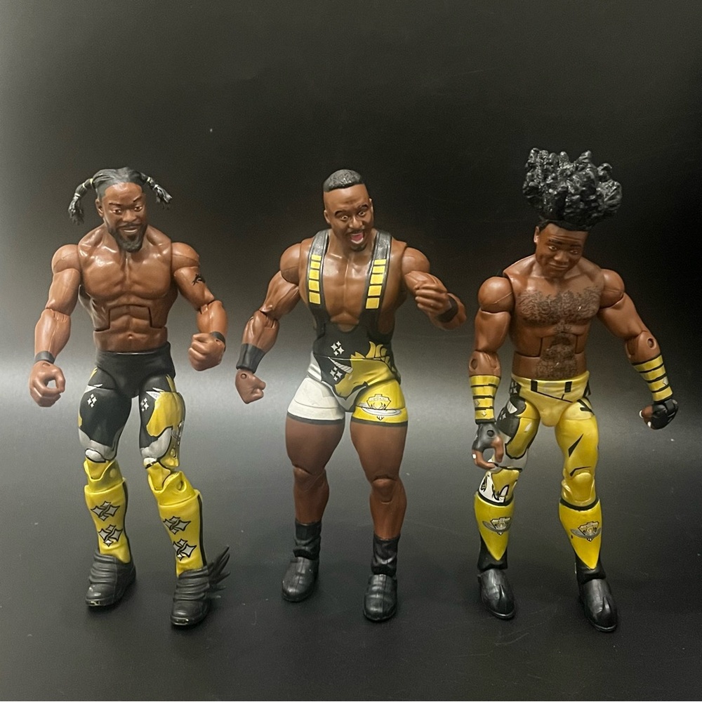 WWE The New Day Mattel Elite Action Figure Series Booty O's Woods Big E Kingston